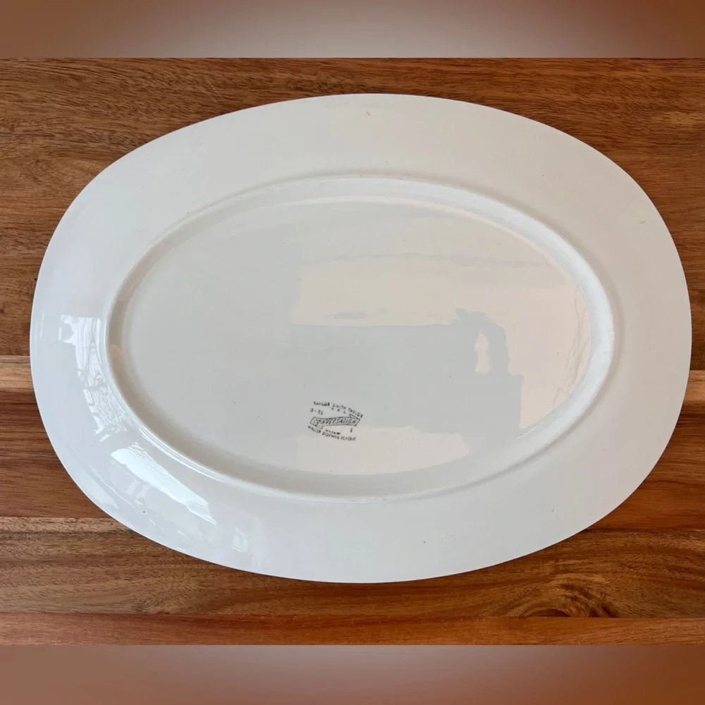 Vintage Taylor Smith Conversation Coffee Tree Serving Platter - Picture 6 of 7